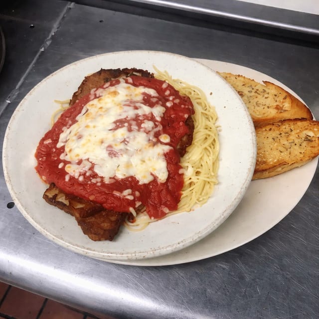 Eggplant Parmesan.