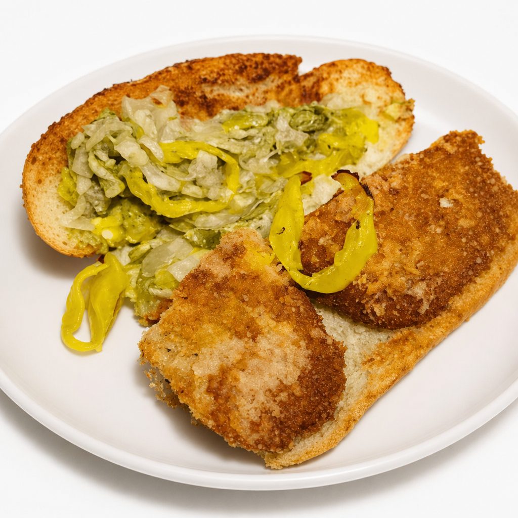 Hot Pepper Chicken Oven Grinder.