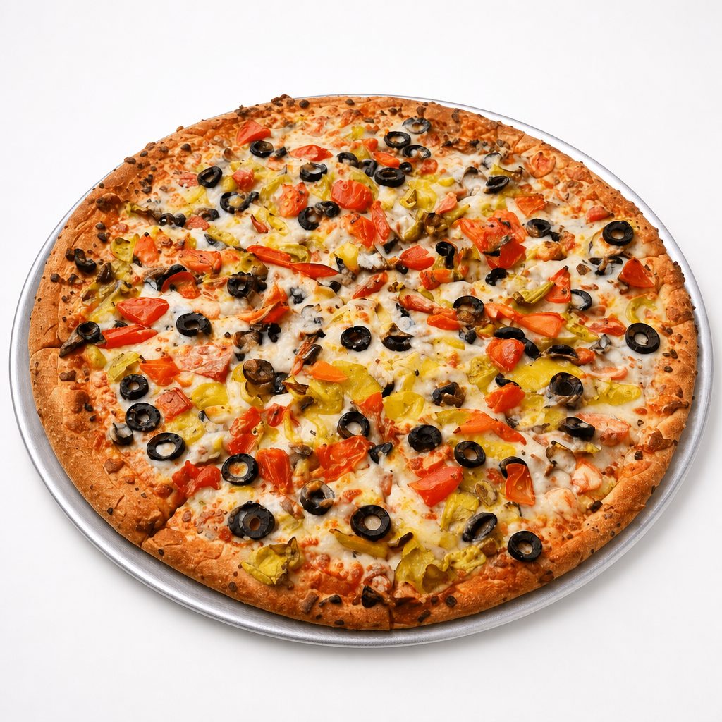 Mediterranean Pizza.
