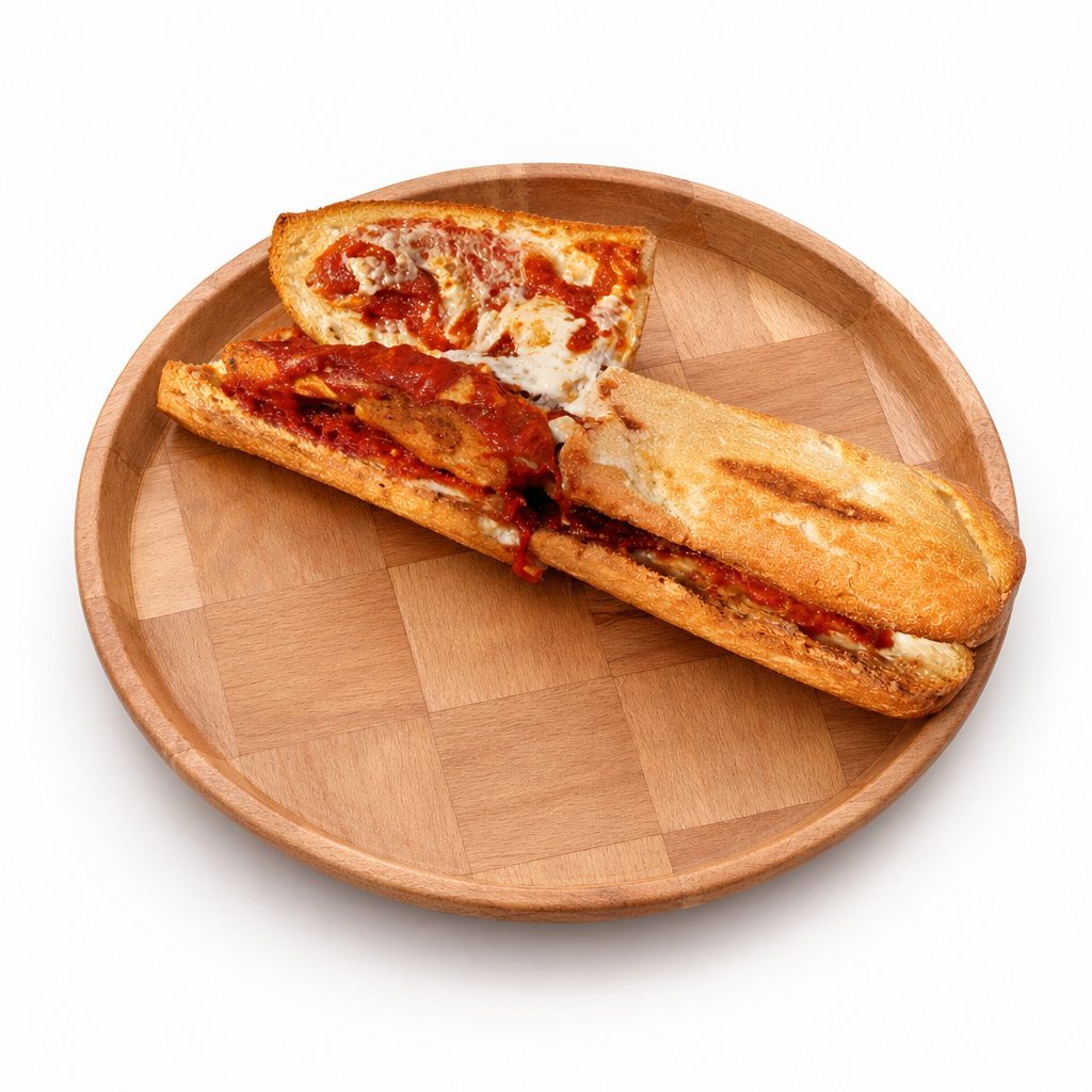 Chicken Parmesan Hot Oven Grinder.