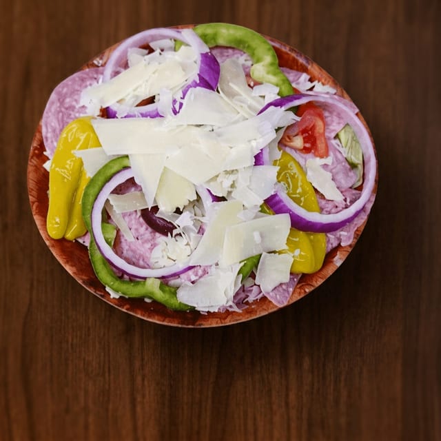 Antipasto Salad with Potato Salad.